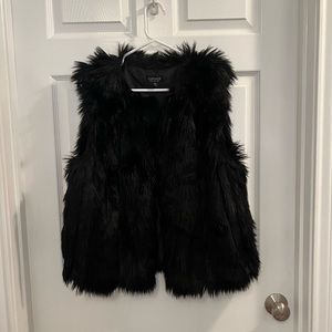 Luxe faux fur vest